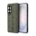 Lacoste PVC Blend Monogram Magnetic Samsung Galaxy S26 hátlap tok, MagSafe, khaki