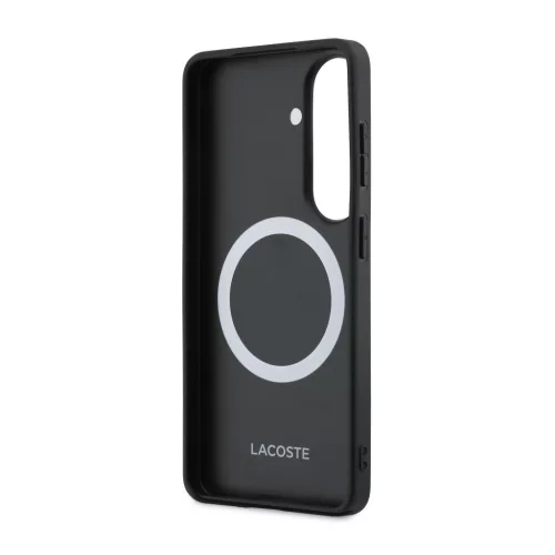 Lacoste PVC Blend Monogram Magnetic Samsung Galaxy S26 hátlap tok, MagSafe, khaki