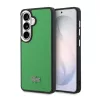 Lacoste Petit Pique Metal Logo Magnetic Samsung Galaxy S26 hátlap tok, MagSafe, zöld