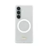 Lacoste PC/TPU Frosted Finish Gold Logo Magnetic Samsung Galaxy S26 Ultra hátlap tok, MagSafe, fehér