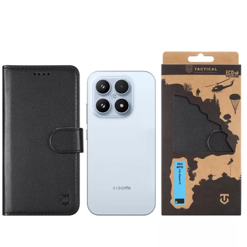 Tactical Field Notes Xiaomi 17 flip tok, fekete
