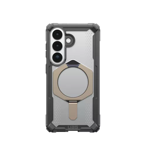 UAG Plasma XTE Samsung Galaxy S26 Plus MagSafe tok megerősített peremmel, kitámasztóval, Ash/titanium