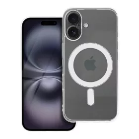   Clear 2mm Apple iPhone 16 szilikon tok, MagSafe, átlátszó (kamera védelemmel)