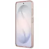 Karl Lagerfeld IML Choupette Peekaboo Logo Samsung Galaxy S26 mágneses tok, rózsaszín