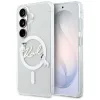 Karl Lagerfeld IML KC Script Samsung Galaxy S26 mágneses tok, MagSafe, átlátszó
