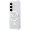 Karl Lagerfeld IML KC Script Samsung Galaxy S26 mágneses tok, MagSafe, átlátszó