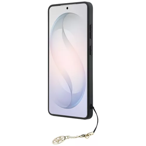 Guess 4G Classic Logo Charm Samsung Galaxy S26 mágneses tok, MagSafe, fekete