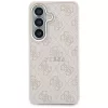 Guess 4G Embossed Ring Samsung Galaxy S26 Plus mágneses tok, MagSafe, rózsaszín