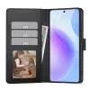 Tech-Protect Wallet Samsung Galaxy S26 flip / kinyitható tok kártyatartóval, fekete