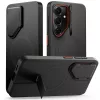 Tech-Protect Kevlar Aura Samsung Galaxy S26 Ultra tok kameravédelemmel, kitámasztóval, fekete-narancs
