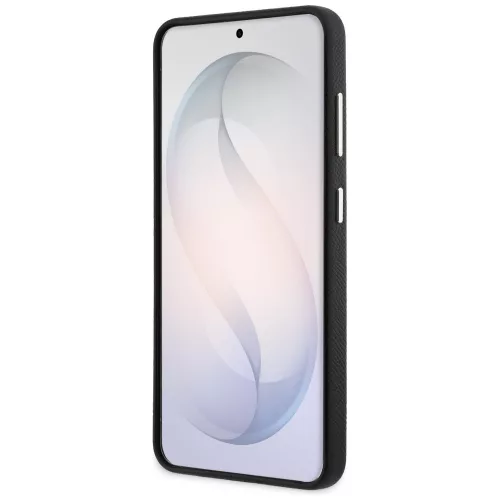 Karl Lagerfeld Saffiano Double Heads Metal Samsung Galaxy S26 tok, fekete