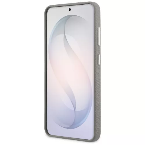 Karl Lagerfeld Saffiano Double Heads Metal Samsung Galaxy S26 tok, ezüst