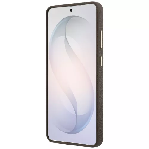 Guess Grained Big 4G Metal Logo Samsung Galaxy S26 Ultra tok, barna