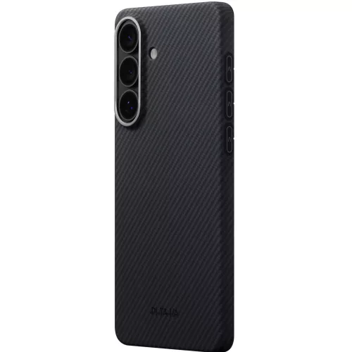 Pitaka Edge Samsung Galaxy S26 hátlap tok, Aramid, MagSafe, fekete-szürke