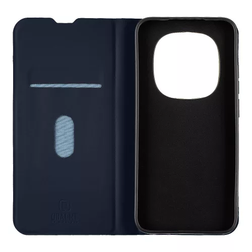 OBAL:ME SmoothTouch Xiaomi Redmi Note 15 Pro 5G mágneses flip tok kártyatartóval, sötétkék