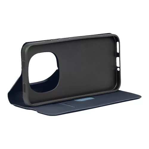 OBAL:ME SmoothTouch Xiaomi Redmi Note 15 Pro 5G mágneses flip tok kártyatartóval, sötétkék