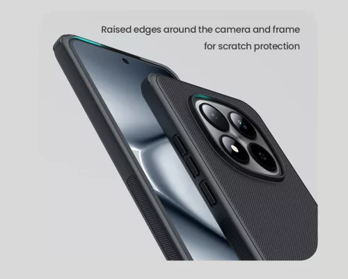 Nillkin Super Frosted PRO Xiaomi Redmi Note 15 Pro Plus 5G / Poco M8 Pro mágnesses műanyag hátlap tok, fekete