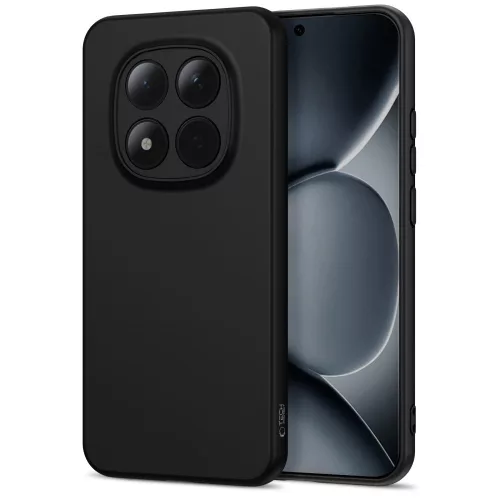 Tech-Protect Icon Xiaomi Redmi Note 15 Pro 5G szilikon tok mikroszálas béléssel, fekete