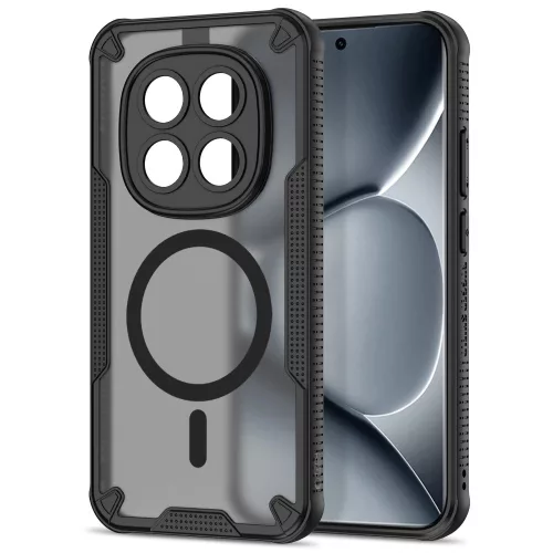 Tech-Protect Rugged Shield Xiaomi Redmi Note 15 Pro Plus 5G / Poco M8 Pro ütésálló tok, MagSafe, fekete