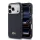 Lacoste PVC Petit Pique Semi Wrap Apple iPhone 17 Pro tok, MagSafe, kék-fekete