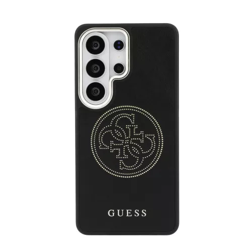 Guess PU Perforated 4G Logo Samsung Galaxy S26 Ultra mágneses tok, fekete