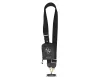 Guess Crossbody Strap PU 4G Metal Logo vállpánt / univerzális pánt pénztárcával, telefonra rögzíthető, fekete