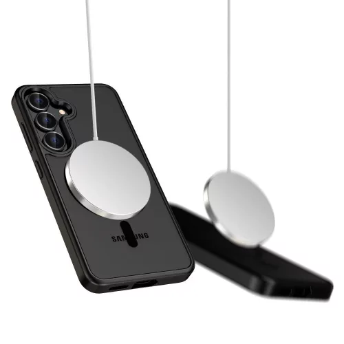Tech-Protect Magmat Samsung Galaxy S25 FE hátlap tok, MagSafe, fekete