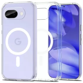   Tech-Protect Flexair Google Pixel 10a hátlap tok, megerősített sarok, MagSafe, átlátszó-fehér