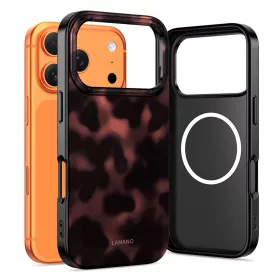   Tech-Protect Lamano Apple iPhone 17 Pro hátlap tok, MagSafe, Panther, fekete