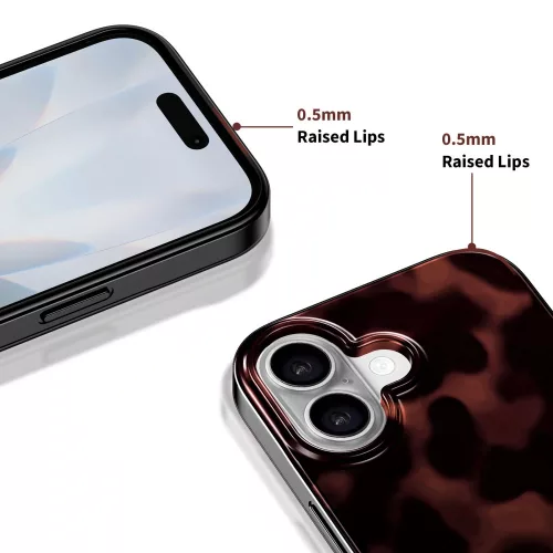 Tech-Protect Lamano Apple iPhone 16 hátlap tok, MagSafe, Panther, fekete