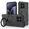 Tech-Protect Tacticstand Xiaomi Poco F8 Ultra műanyag tok kitámasztóval, fekete