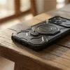 Tech-Protect Tacticstand Xiaomi Poco F8 Ultra műanyag tok kitámasztóval, fekete