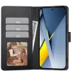 Tech-Protect Wallet Xiaomi Poco F8 Ultra flip / kinyitható tok kártyatartóval, fekete