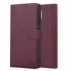 Tech-Protect Wallet Samsung Galaxy A37 flip / kinyitható tok, bordó