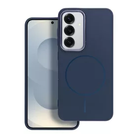  Frame Mag Samsung Galaxy A37 hátlap tok kameravédő peremmel, MagSafe, kék
