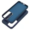 Frame Mag Samsung Galaxy A37 hátlap tok kameravédő peremmel, MagSafe, kék