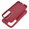 Frame Mag Samsung Galaxy A37 hátlap tok kameravédő peremmel, MagSafe, magenta