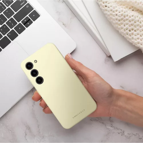 Cloud Skin Samsung Galaxy A57 szilikon tok, sárga
