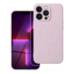   Silicone Mag Samsung Galaxy A57 szilikon hátlap tok, MagSafe, rózsaszín