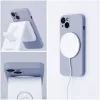 Silicone Mag Samsung Galaxy A57 szilikon hátlap tok, MagSafe, világoskék