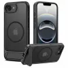 Tech-Protect Magcrack Apple iPhone 17e / iPhone 16e mágneses tok kitámasztóval, MagSafe, fekete