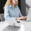 Tech-Protect MMR500 mágneses telefon tartó gyűrű, MagSafe, fehér-ezüst