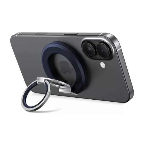 Tech-Protect MMR500 mágneses telefon tartó gyűrű, MagSafe, kék-ezüst