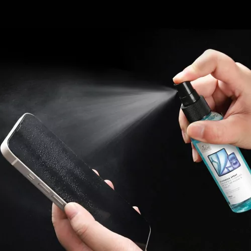 Tech-Protect mobiltelefon, tablet tisztító folyadék / spray, 200ml, Eko Mint