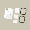 Tech-Protect Glass Ring Apple Watch Ultra 4 / 3 / 2 / 1 49mm tempered glass kijelzővédő fólia csomag, fekete (2db)
