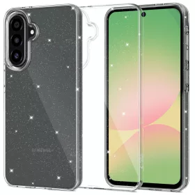   Tech-Protect Flexair Samsung Galaxy A57 hátlap tok, csillámos-átlátszó