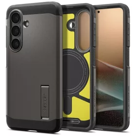   Spigen Tough Armor MagFit Samsung Galaxy S26 Plus tok, MagSafe, Gunmetal, szürke