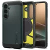 Spigen Tough Armor MagFit Samsung Galaxy S26 tok, MagSafe, Abyss Green, zöld