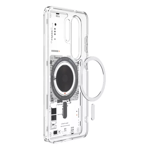 Spigen Ultra Hybrid MagFit Samsung Galaxy S26 Ultra tok, MagSafe, Neo One, átlátszó