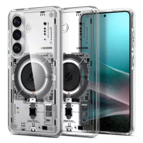   Spigen Ultra Hybrid MagFit Samsung Galaxy S26 Plus tok, MagSafe, Neo One, átlátszó